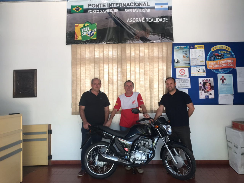 ADQUIRIDA MOTO 0KM PARA BOLÃO DE PRÊMIOS